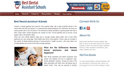 Desktop Screenshot of best-dentalassistantschools.com