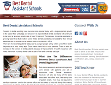 Tablet Screenshot of best-dentalassistantschools.com
